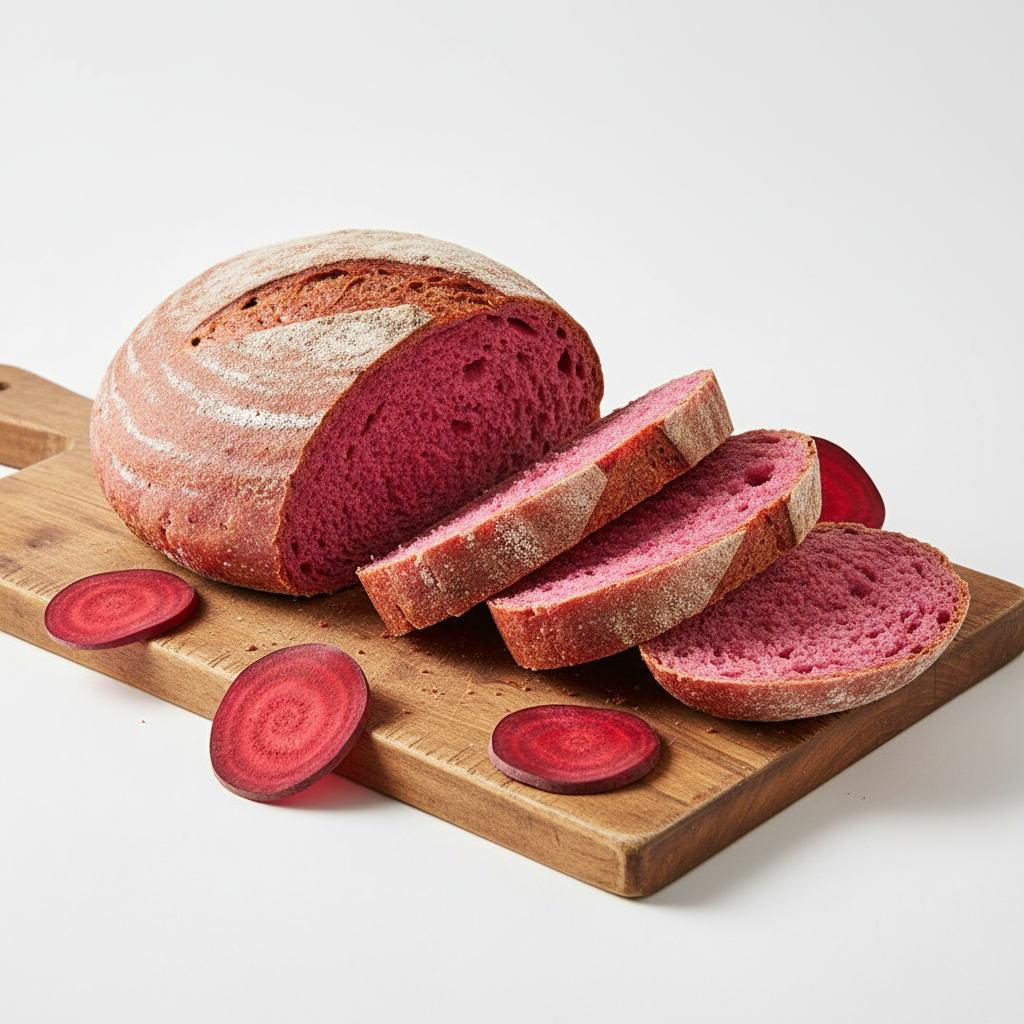 🍞Glutensiz  Mor Ekmek - Pirinç Unlu & Pancarlı